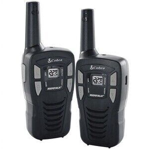 Cobra CXT145 MicroTalk 16 Mile Range 22 Channel 2 Way Walkie Talkie Radios, Pair